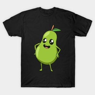 Kawaii Cartoon Pear T-Shirt